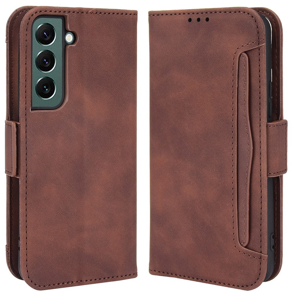 Samsung Galaxy S22 plus 5G plånboksfodral – brun
