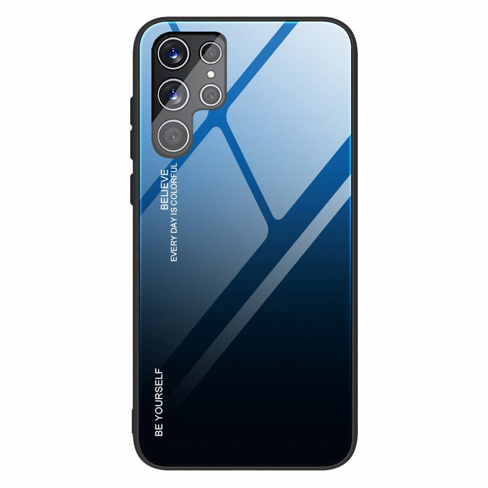 Samsung Galaxy S22 Ultra 5G smartphone case - Blue-Black