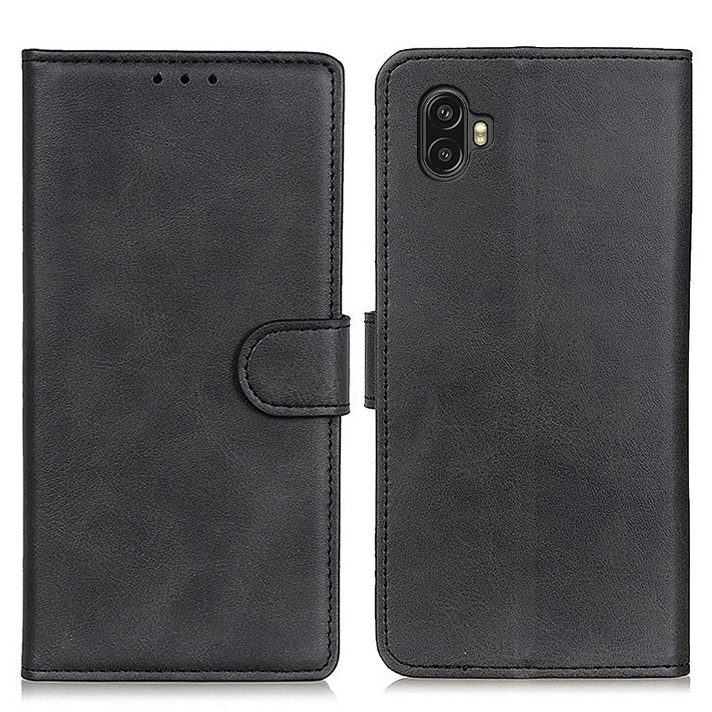 Samsung Galaxy Xcover 6 Pro Full Coverage plånboksfodral – svart