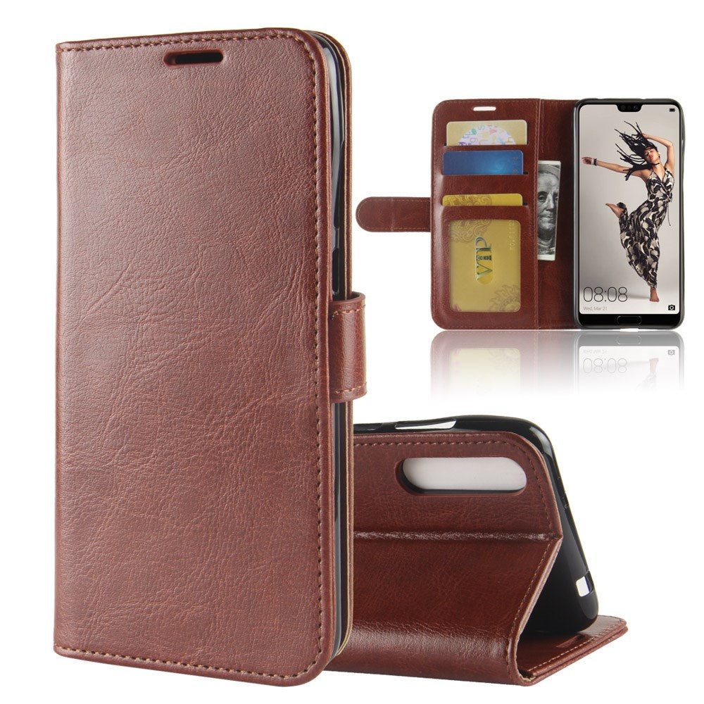 Crazy Horse fodral till Huawei P20 Pro – brun