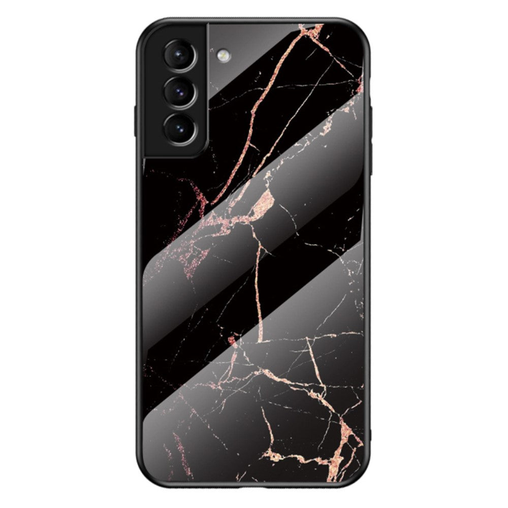 Samsung Galaxy S22 plus 5G smartphone case - Gold Black Marble