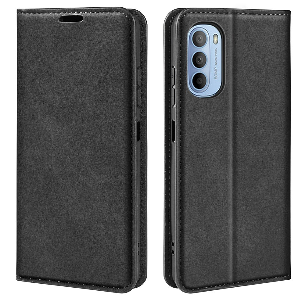Motorola Moto G31, G41 4G plånboksfodral - svart