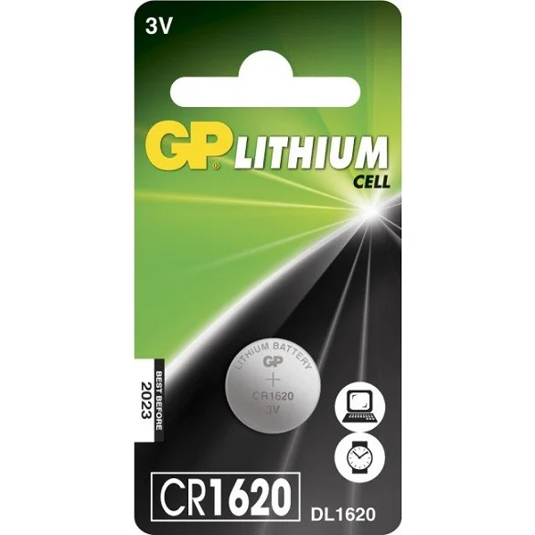 GP CR 1620-C1 button cell battery - 1 Pack 