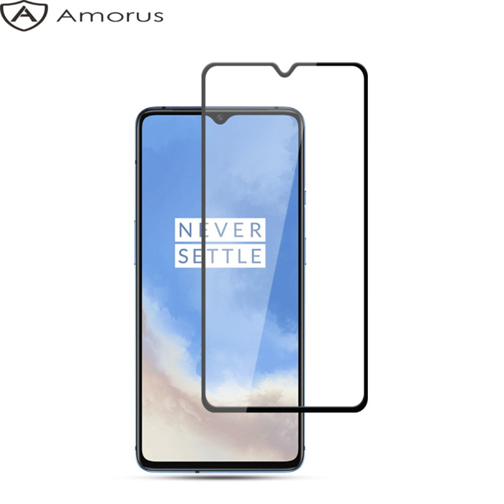 AMORUS Full Cover Screen Protector Tempered Glass for OnePlus 7T