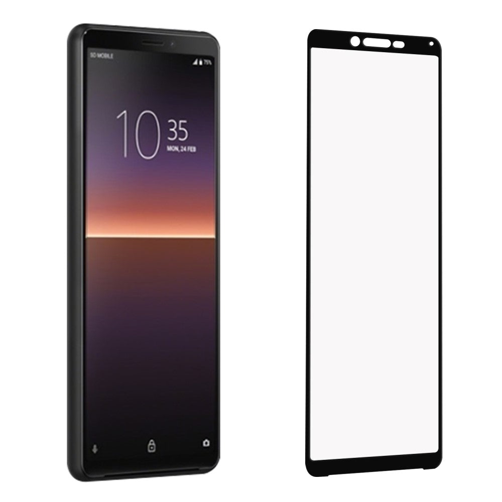 Full skärmskydd härdat glas till Sony Xperia 10 II