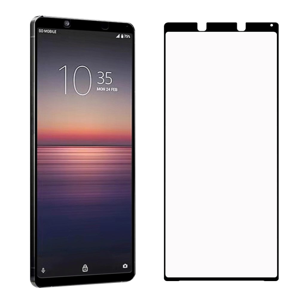 Full skärmskydd härdat glas till Sony Xperia 1 II