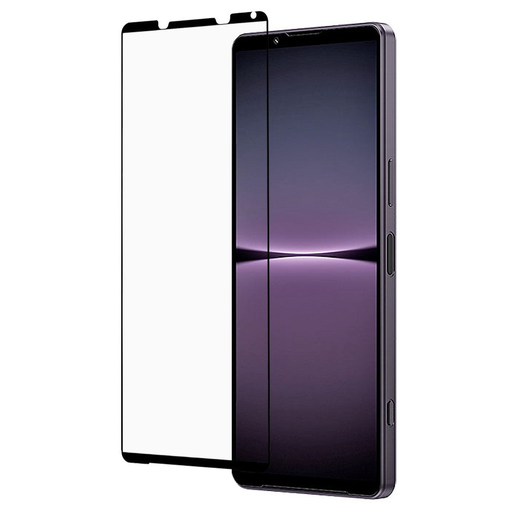 Sony Xperia 1 IV skärmskydd in Tempered Glas – svart
