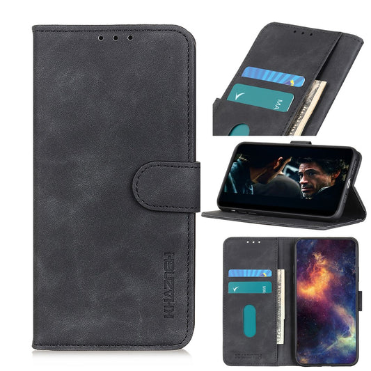KHAZNEH Retro Wallet Cover for OnePlus Nord - Black