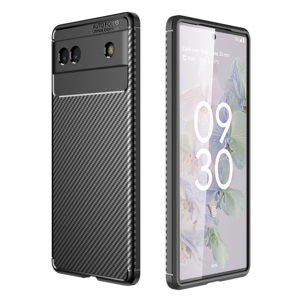 Anti-scratch Google Pixel 6a TPU skal - svart