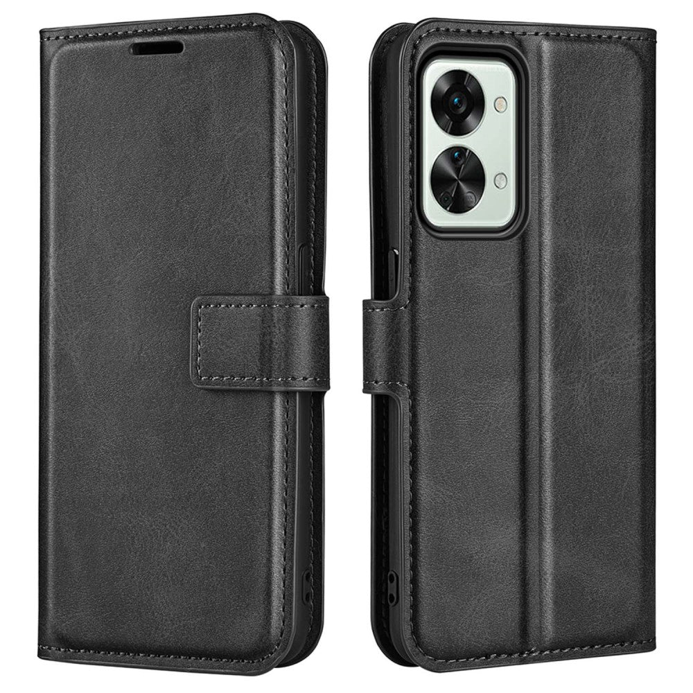 OnePlus Nord 2T 5G Flip plånboksfodral – svart