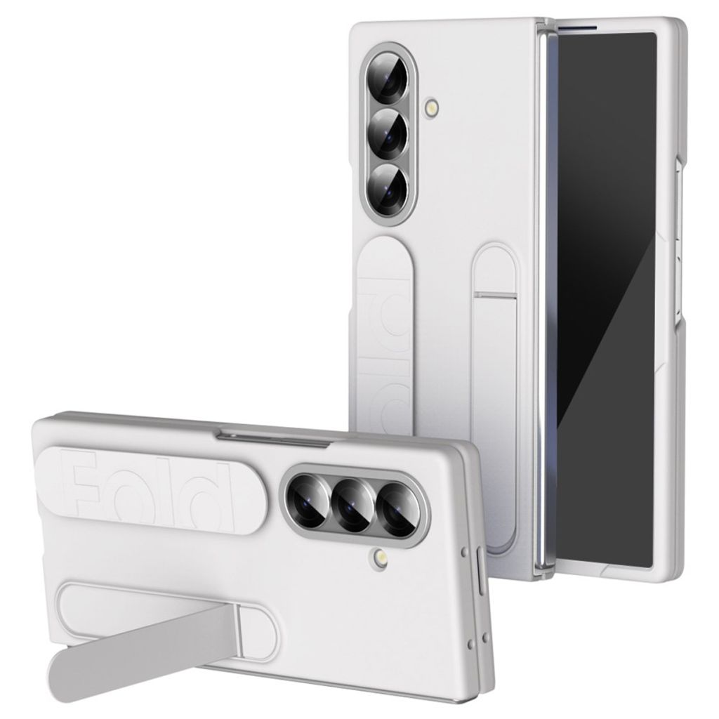 Samsung Galaxy Z Fold7 5G skal with stativ – vit