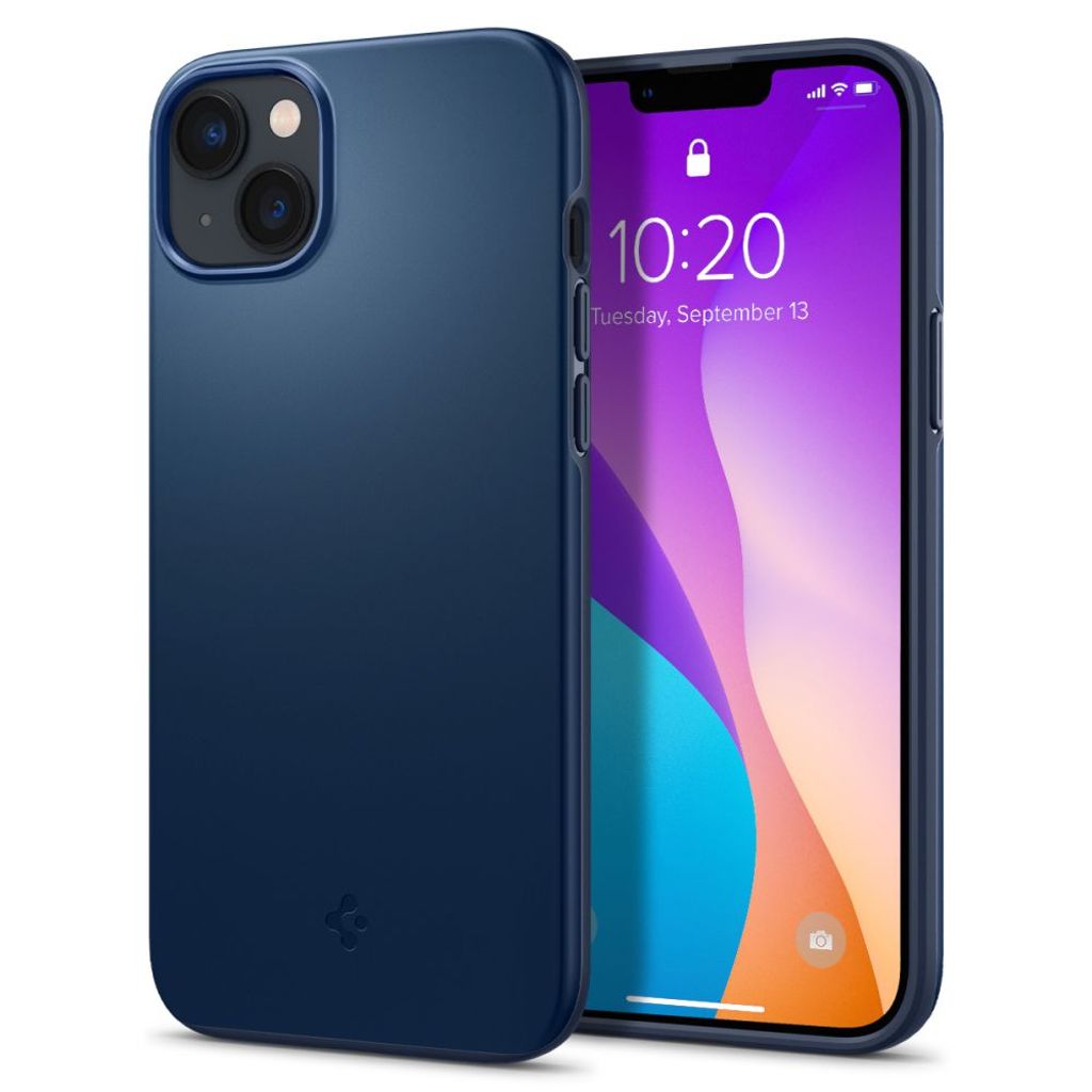 Spigen Thin Fit skal till iPhone 14 Plus – blå
