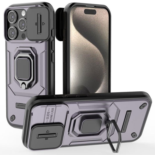 iPhone 16 Pro Case with ring - Purple