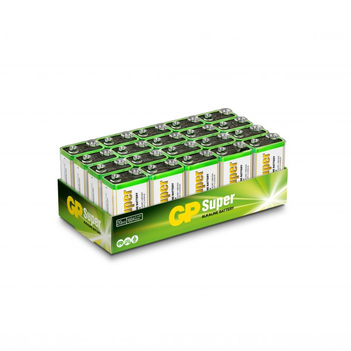 1604A-S20/ 6LF22 battery - 20 Pack 