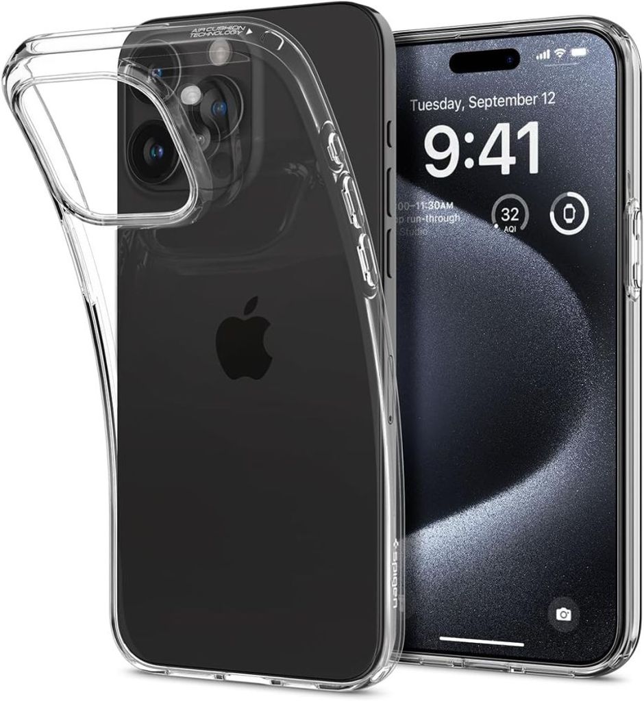 Spigen Liquid Crystal skal för iPhone 15 Pro - transparent