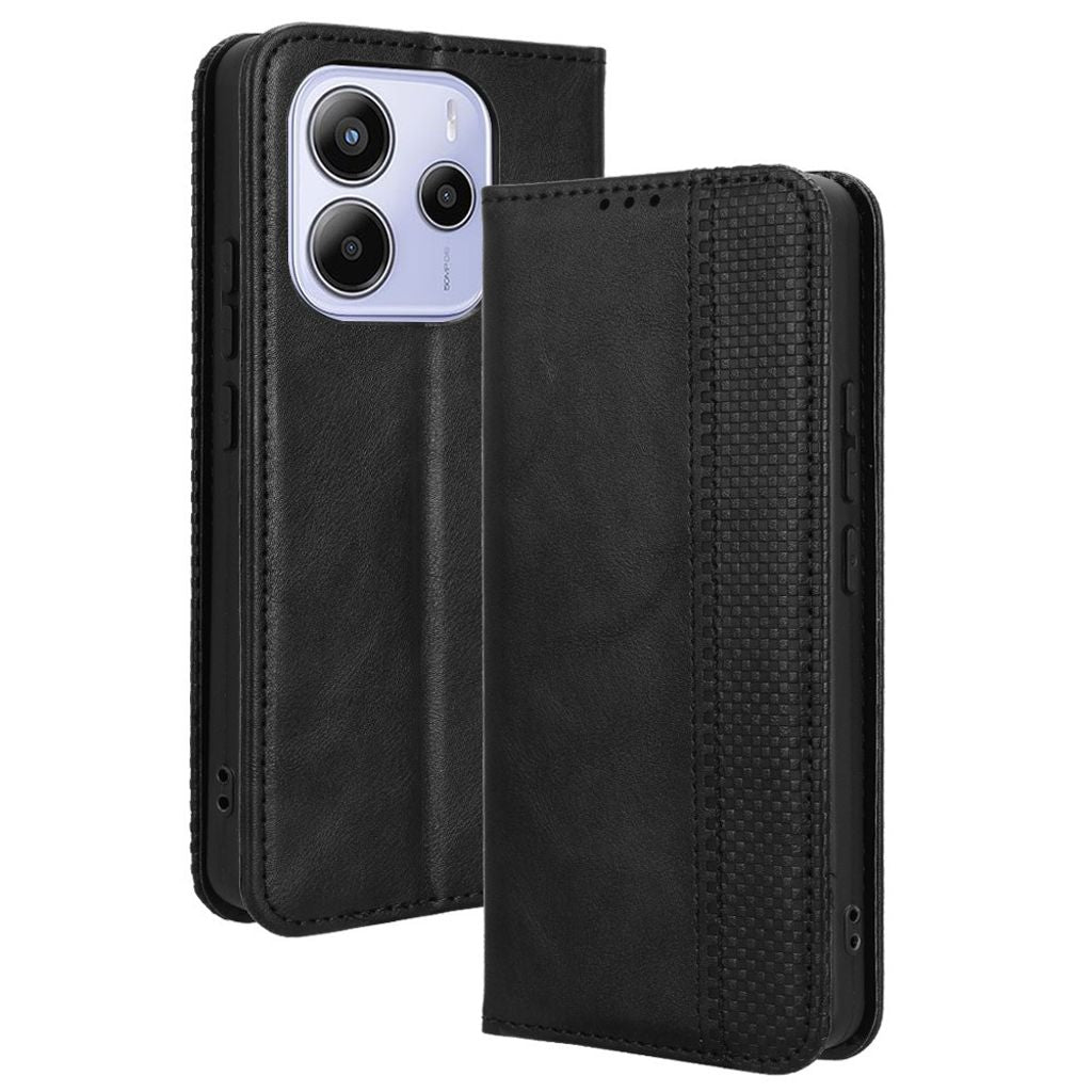 Xiaomi Redmi Note 14 4G plånboksfodral – svart