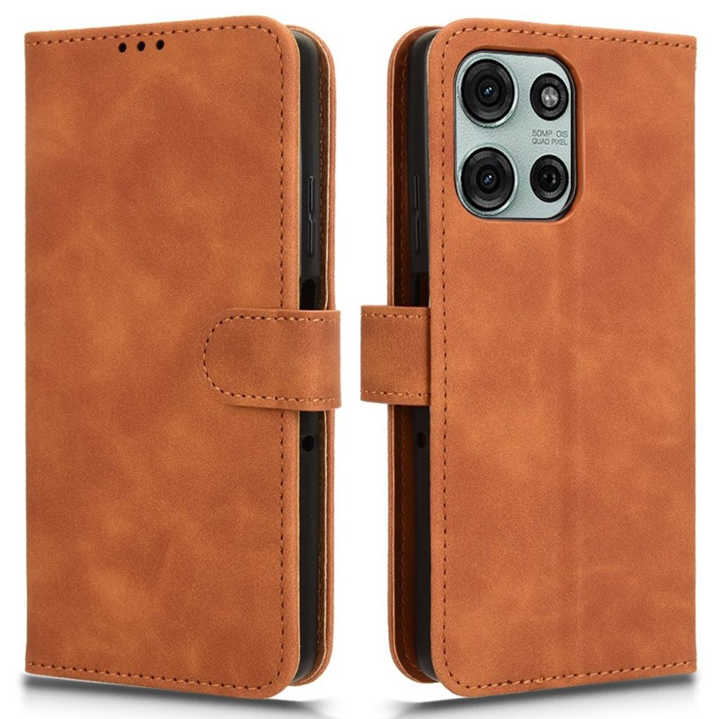 Motorola Moto G75 5G Wallet fodral – brun