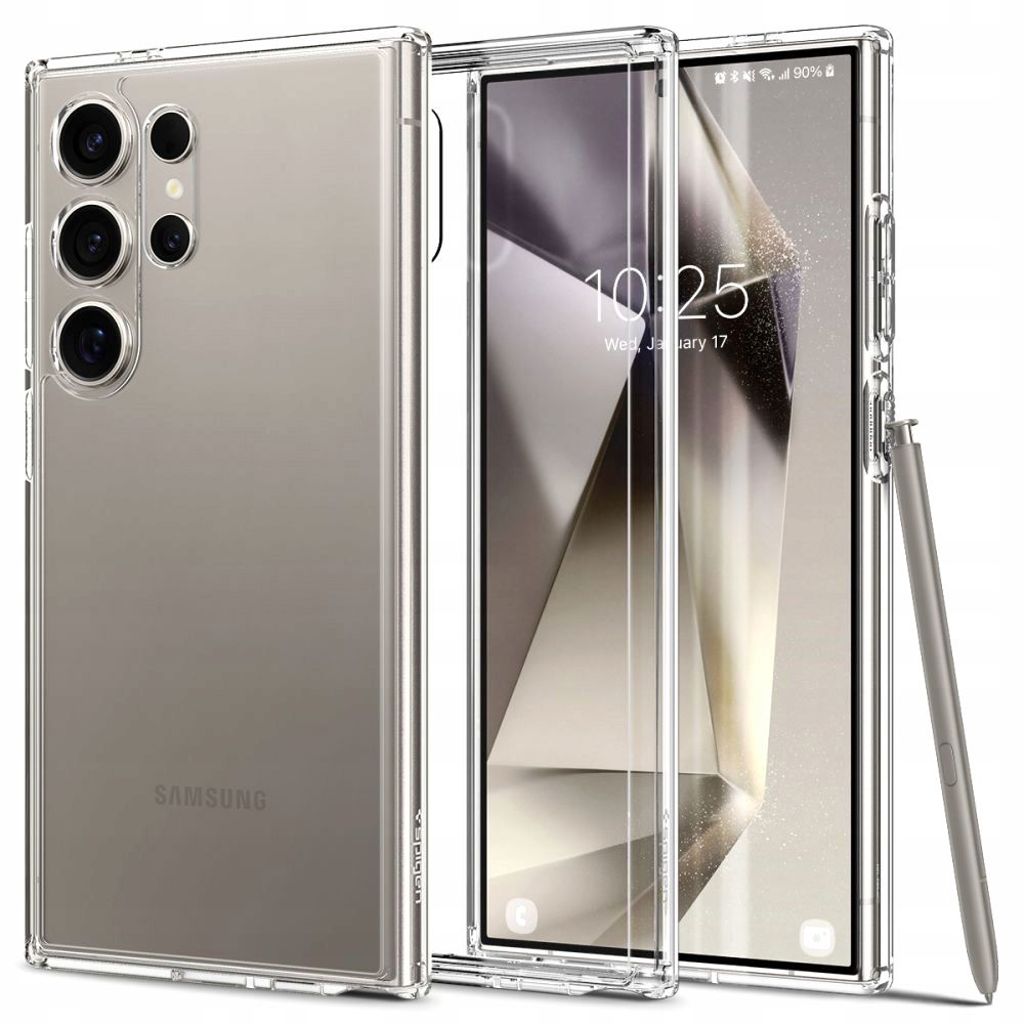 Spigen Ultra Hybrid skal till Samsung Galaxy S24 Ultra – Transparent