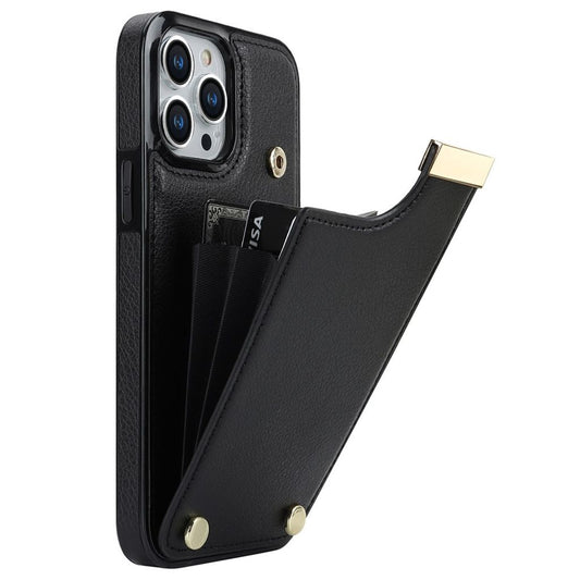 iPhone 15 Pro Max Case with card holder - Black