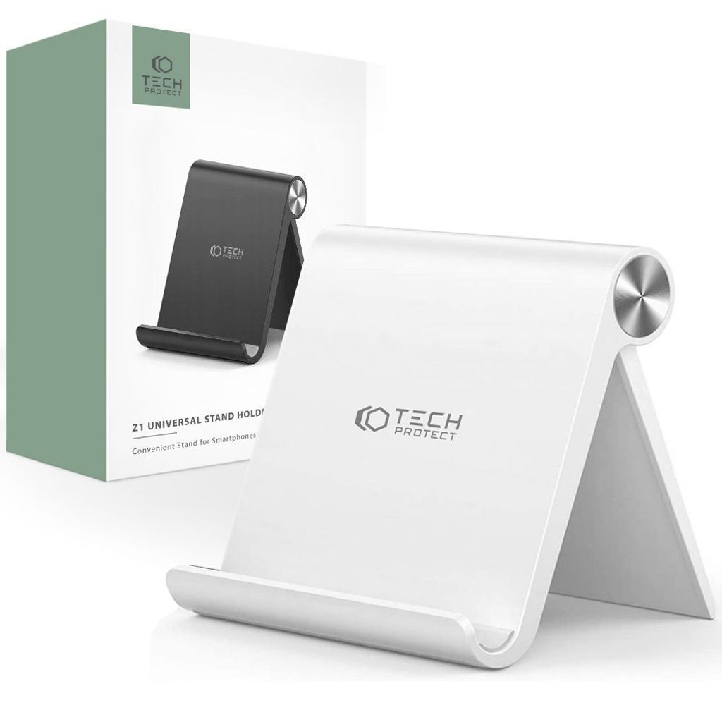 Tech-Protect Z1 Universal Smartphone/Tablet Stand – vit