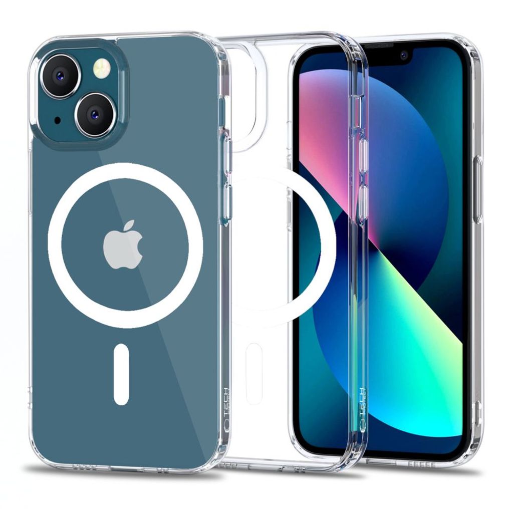 Tech-Protect MagMat MagSafe skal till iPhone 13 – Transparent