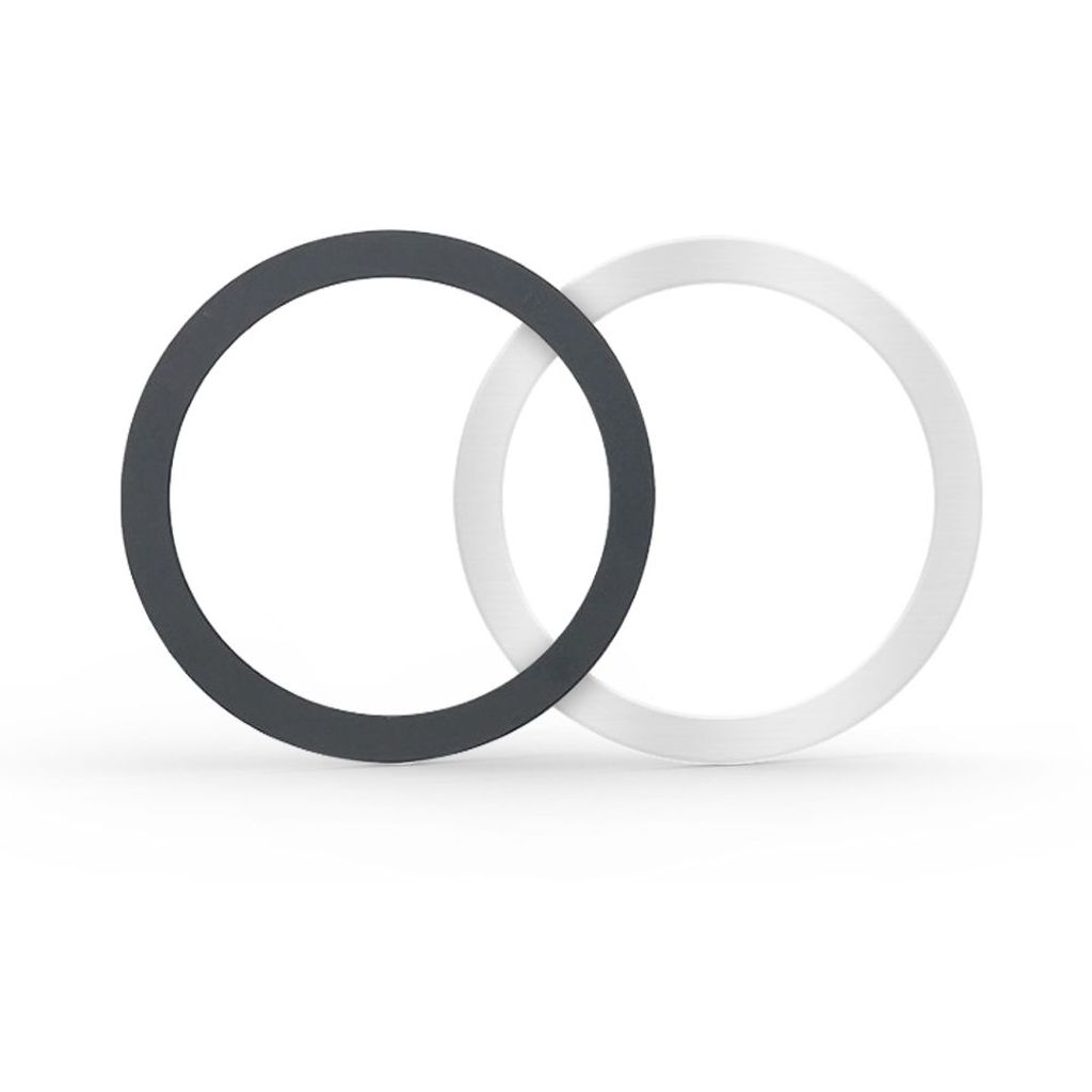 Tech-Protect MagMat MagSafe magnetic ring universal - svart/silver 2-pack