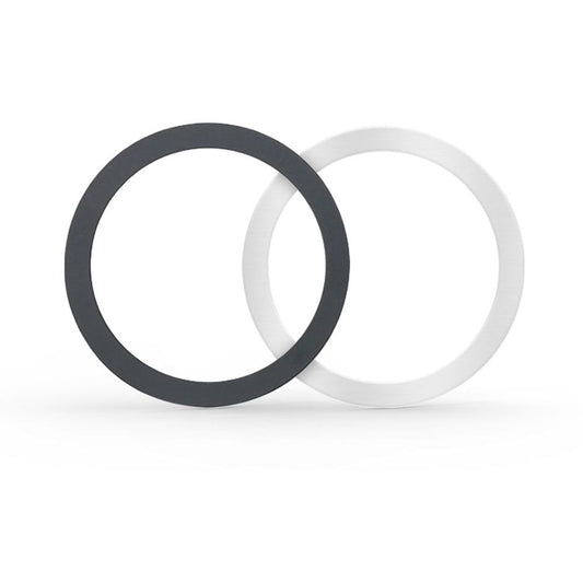 Tech-Protect MagMat MagSafe magnetic ring universal - svart/silver 2-pack