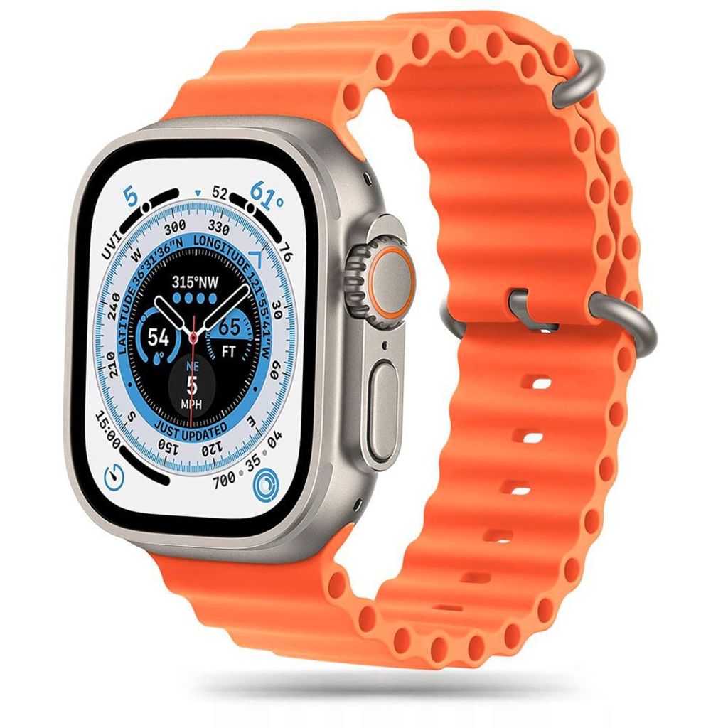 Tech-Protect IconBand Pro klockarmband för Apple Watch 42/44/45/49 mm - orange