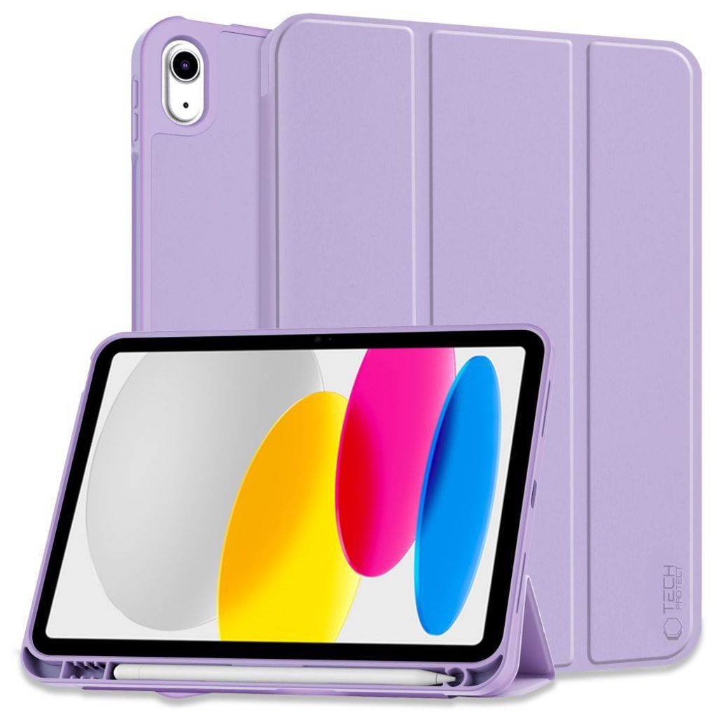 Tech-Protect SC Pen Cover for iPad 10th Gen 2022 10.9" - Purple