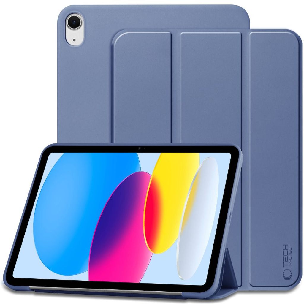 Tech-Protect Smartcase Tri-Fold fodral för iPad 10th Gen 2022 10.9" - blå