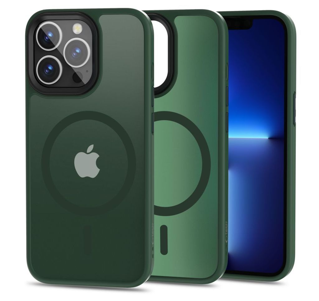 Tech-Protect MagMat MagSafe Case for iPhone 13 Pro - Matte Green