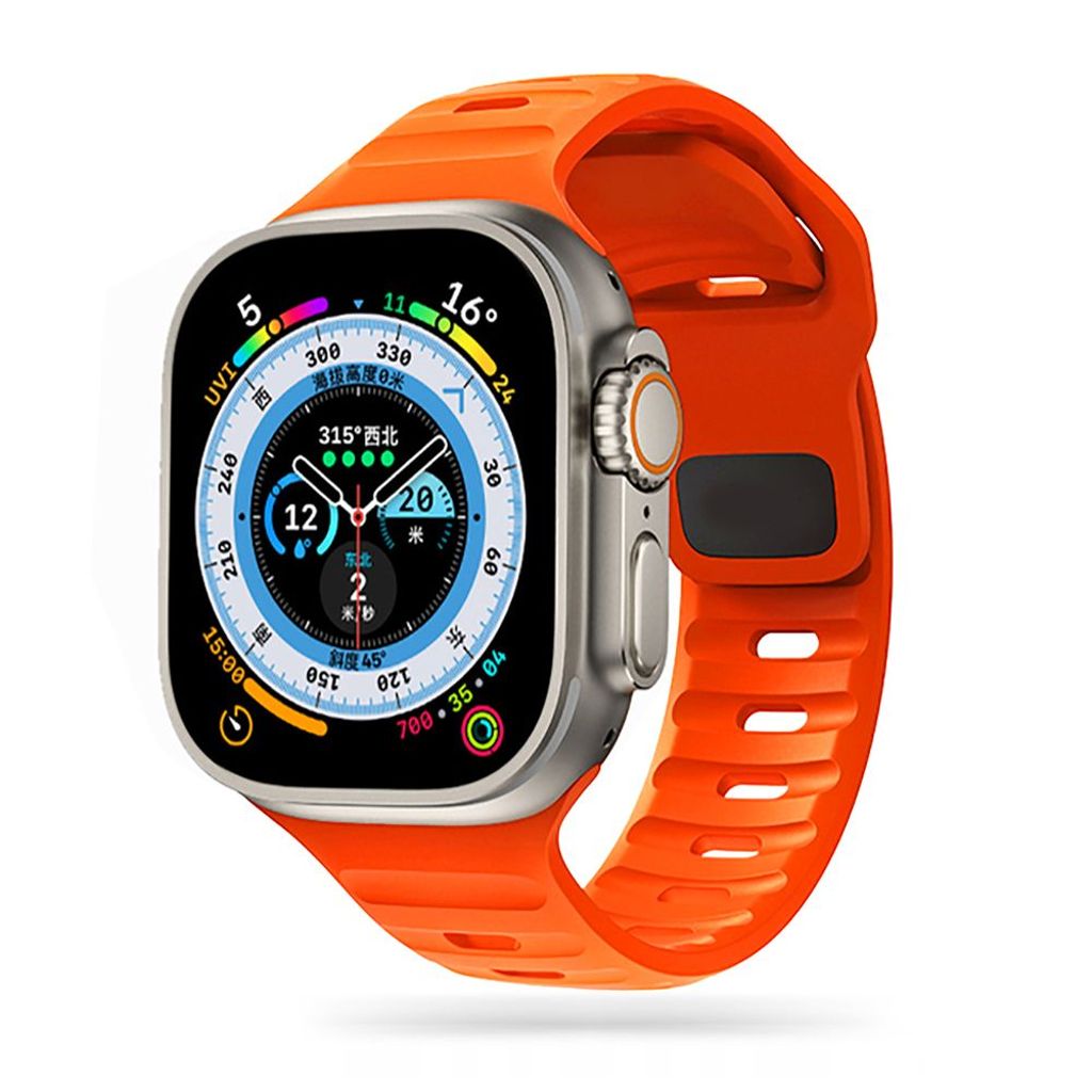 Tech-Protect IconBand Line klockarmband för Apple Watch 42/44/45/49 mm - orange