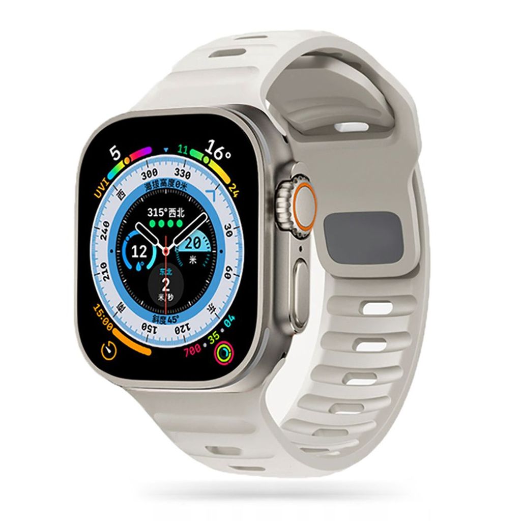 Tech-Protect IconBand Line klockarmband för Apple Watch 42/44/45/49 mm - beige