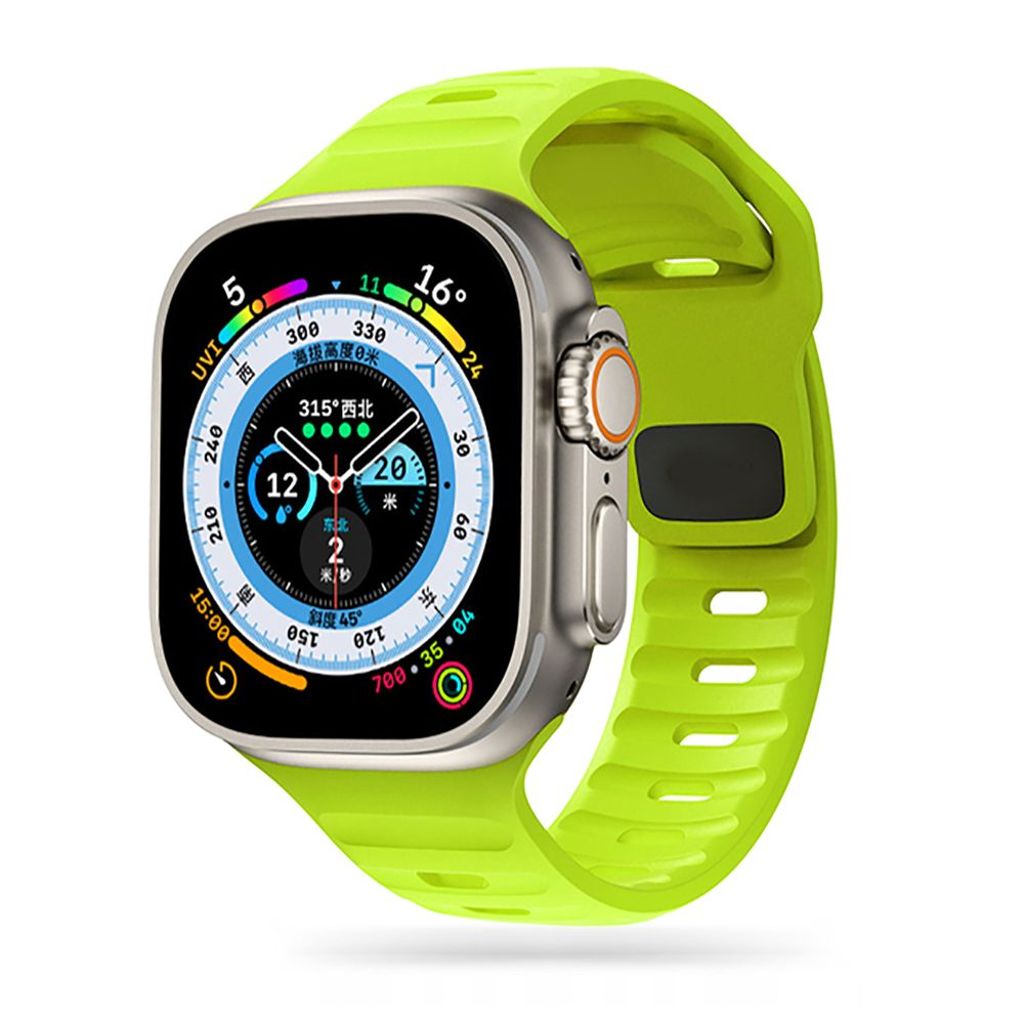 Tech-Protect IconBand Line klockarmband för Apple Watch 42/44/45/49 mm - Lime