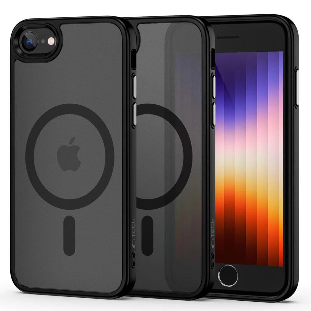 Tech-Protect MagMat MagSafe Case for iPhone 7/8/SE 2020/2022 - Matte Black