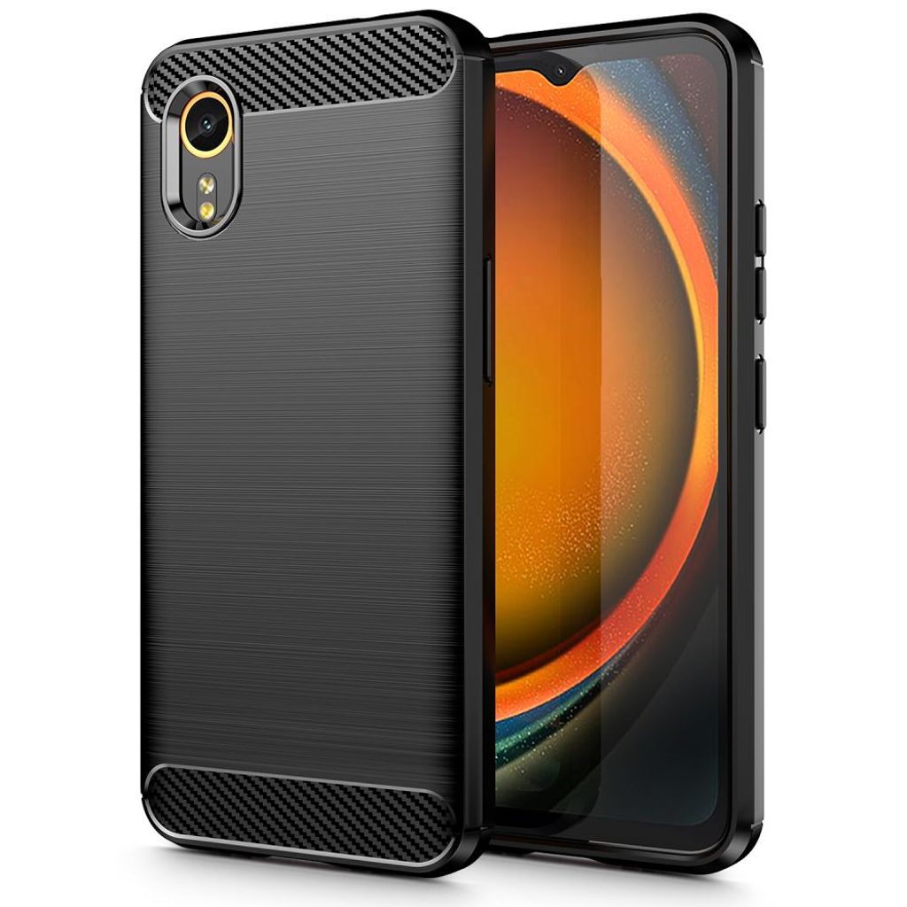 Tech-Protect TPU Carbon skal till Samsung Galaxy XCover 7 – svart