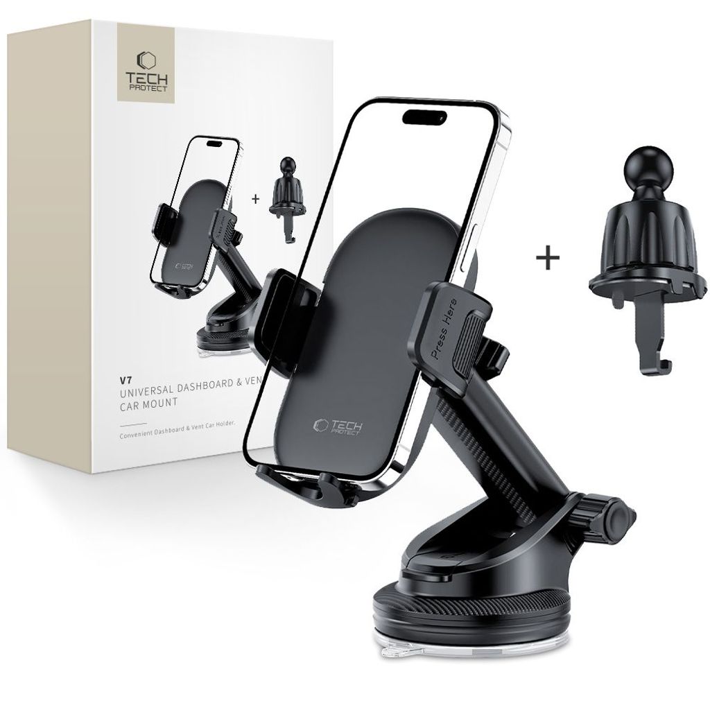 Tech-Protect V7 mobilhållare Car - svart