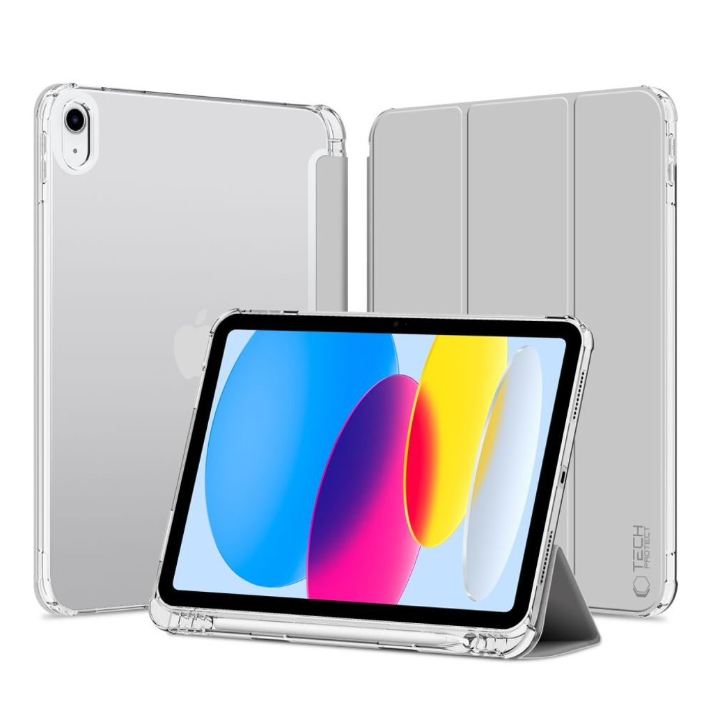Tech-Protect SC Pen Hybrid fodral för iPad 10th Gen 2022 10.9" - grå