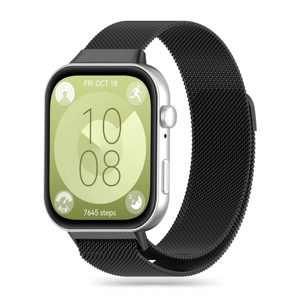 Tech-Protect MilaneseBand Watch Strap for Huawei Watch Fit 3 - Black