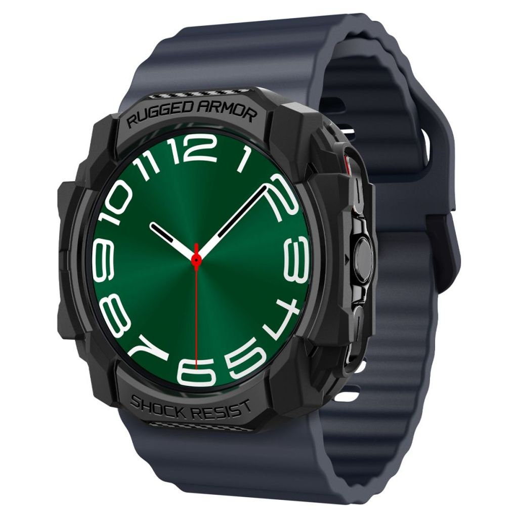 Spigen Rugged Armor skal till Samsung Galaxy Watch Ultra 47mm – svart