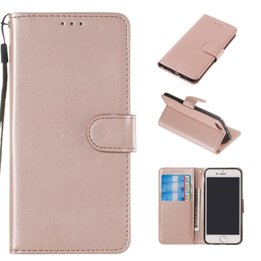 iPhone 6/6s Wallet Fodral with Stand - Rose gold