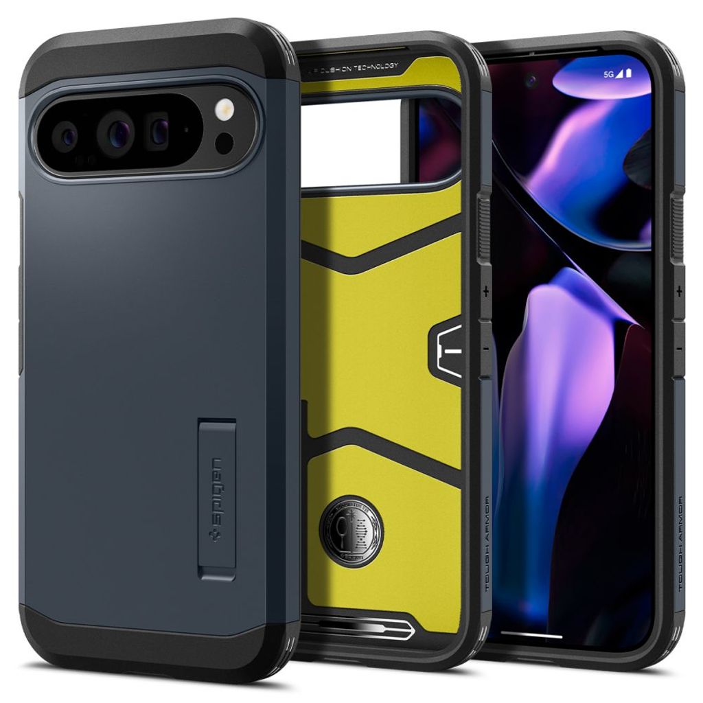 Spigen Tough Armor skal till Google Pixel 9 Pro XL – Graphite