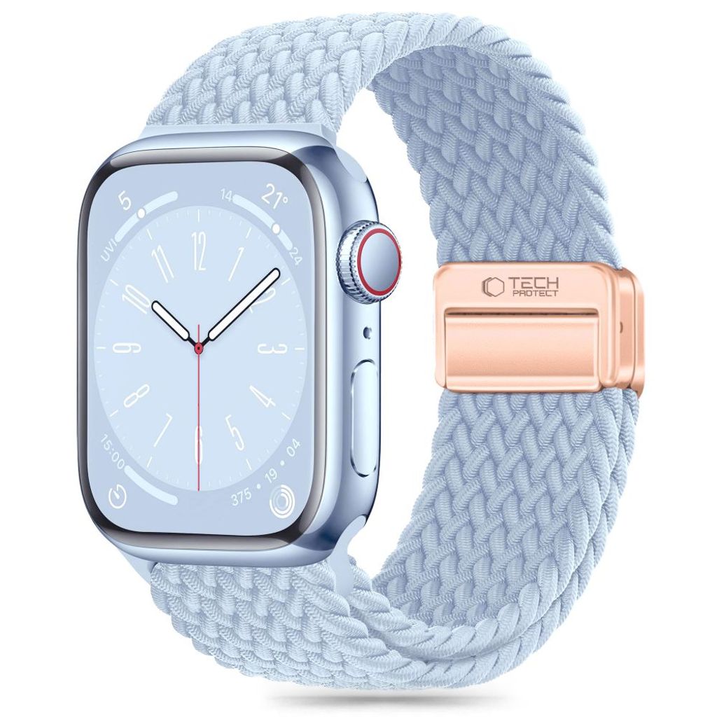 Tech-Protect Nylonmag klockarmband för Apple Watch 38/40/41 mm - blå