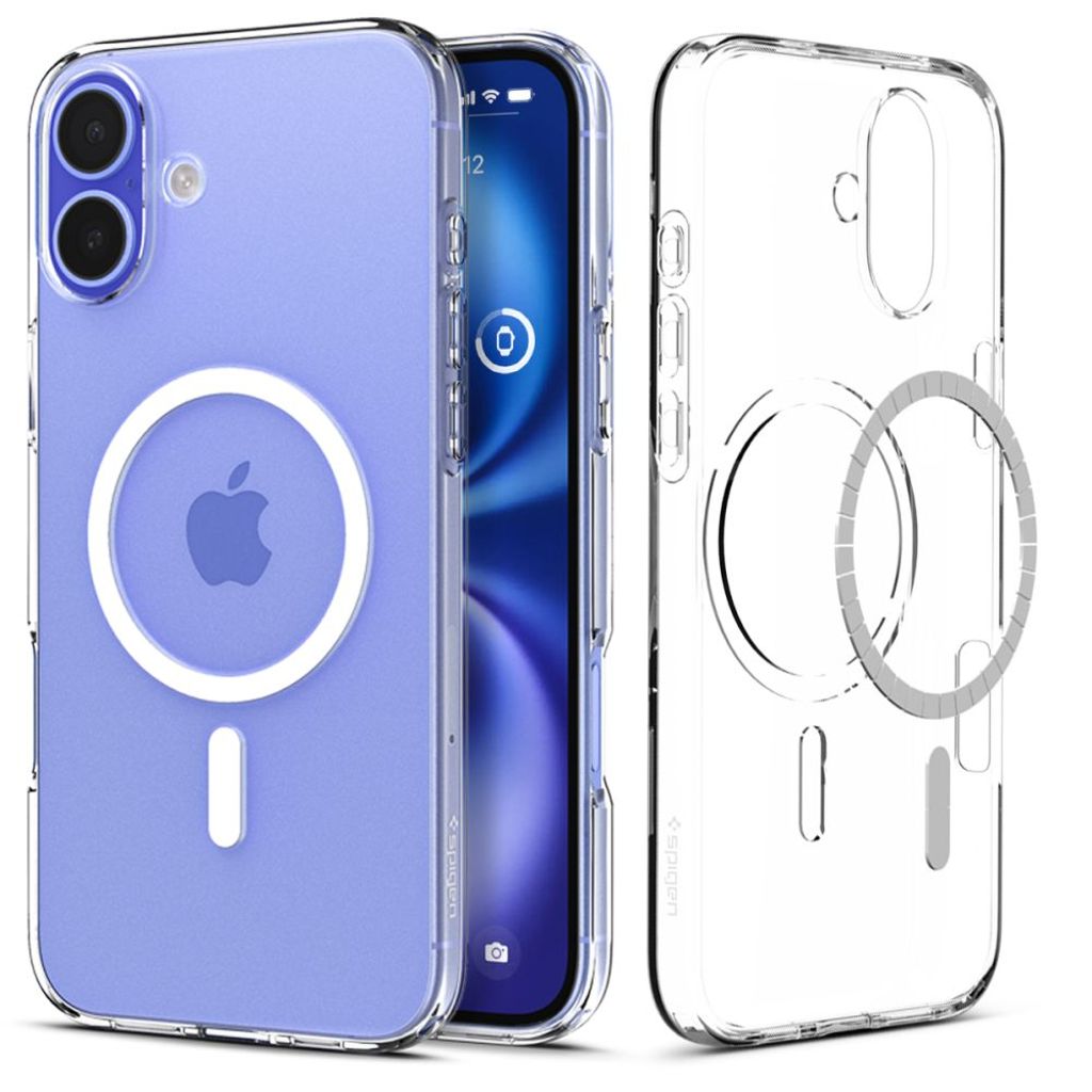 Spigen Liquid Crystal MagSafe skal till iPhone 16 – Transparent