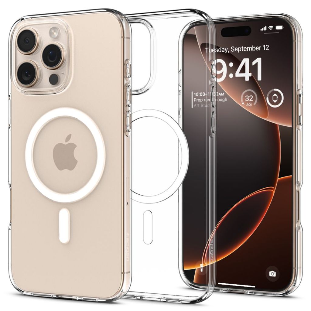 Spigen Liquid Crystal MagSafe skal till iPhone 16 Pro – Transparent