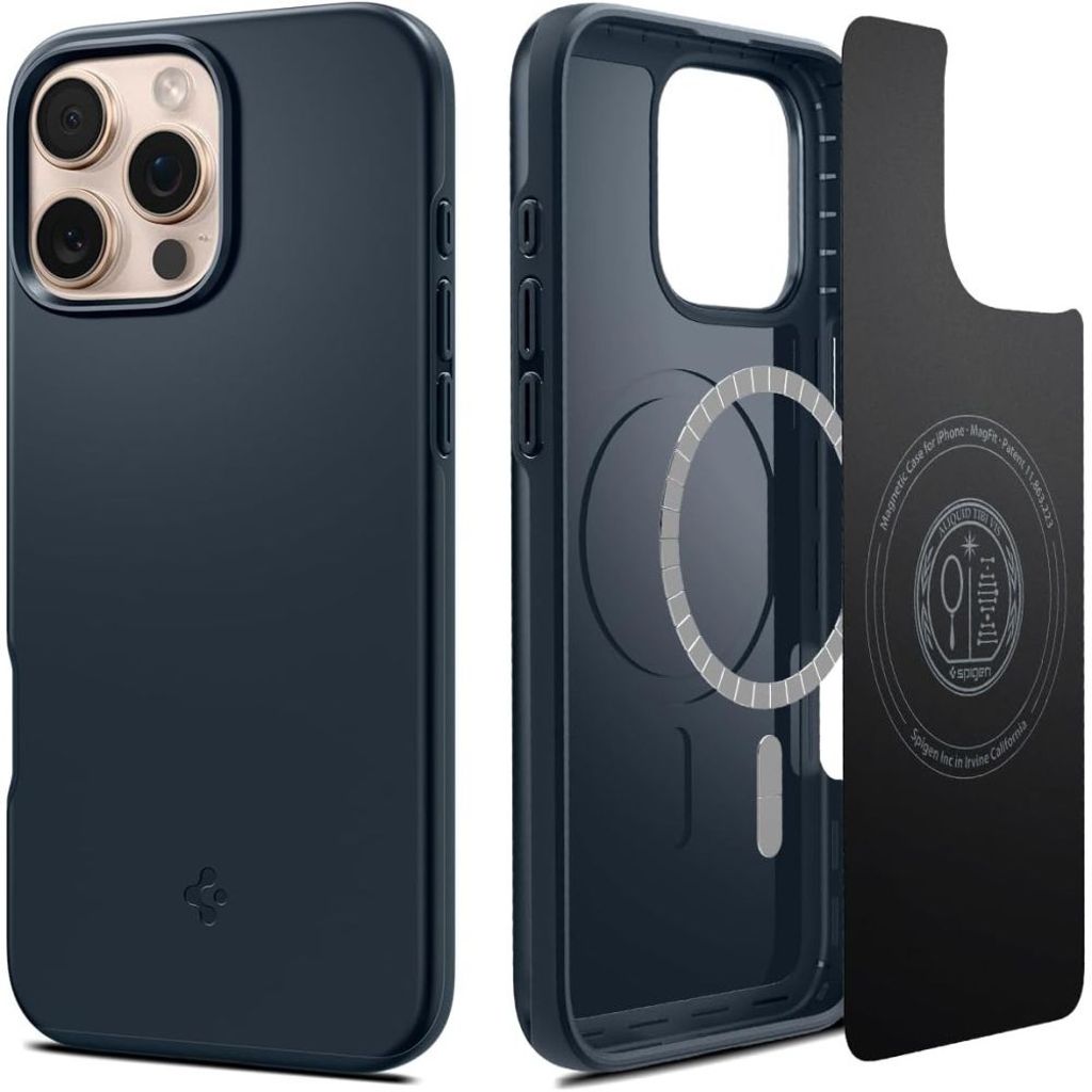 Spigen Thin Fit MagSafe skal till iPhone 16 Pro Max – Dark grå