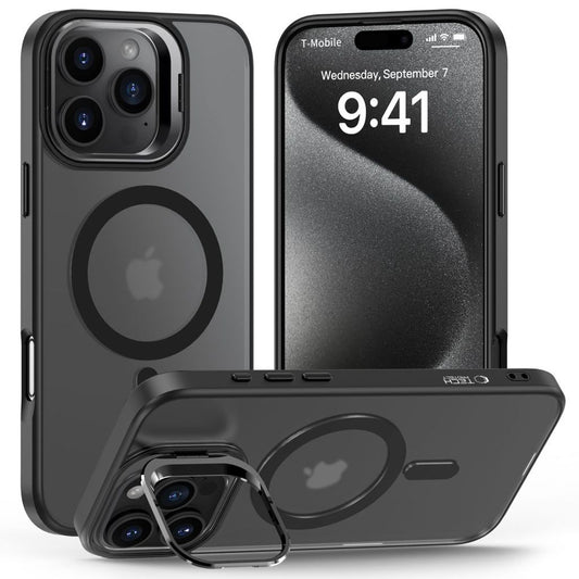 Tech-Protect MagStand MagSafe skal för iPhone 16 Pro - Semi transparent