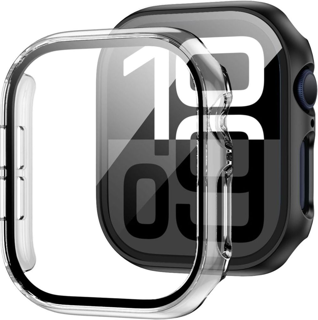 Tech-Protect Defense360 skydd för Apple Watch 10 (42mm) - transparent