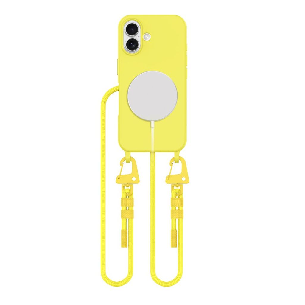 Tech-Protect MagNecklace MagSafe skal till iPhone 16 – gul