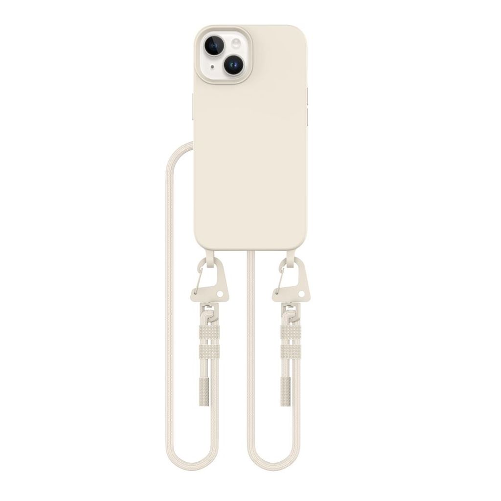 Tech-Protect MagNecklace MagSafe skal för iPhone 15 - beige